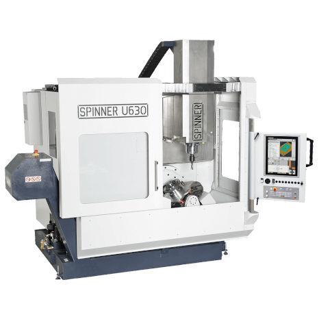 5轴CNC加工中心 - U5 series - SPINNER Werkzeugmaschinenfabrik GmbH - 通用 / 旋转台 / BT40