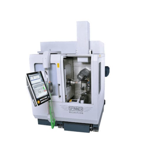 数控车削铣削中心 - MICROTURN LTB - SPINNER Werkzeugmaschinenfabrik GmbH - 卧式 / 5轴 / 机轴式