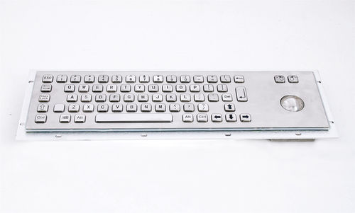 不锈钢键盘 - KY-PC-D - Shenzhen KEYU Co., Ltd  - 面板式 / 机械按键 / 鼠标双键