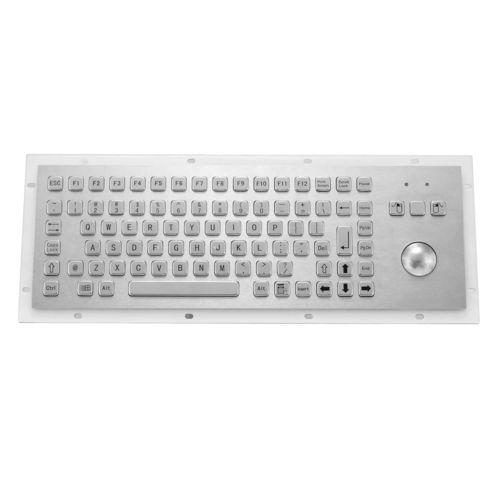 不锈钢键盘 - KY-PC-F2 - Shenzhen KEYU Co., Ltd  - 面板式 / 机械按键 / 鼠标双键