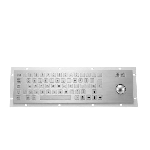 不锈钢键盘 - KY-PC-B - Shenzhen KEYU Co., Ltd  - 面板式 / 机械按键 / 鼠标双键