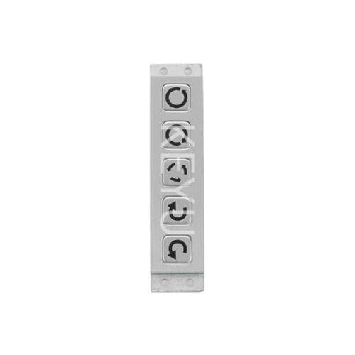 控制数字键盘 - KY2026 - Shenzhen KEYU Co., Ltd  - 5键 / 面板式 / 不锈钢