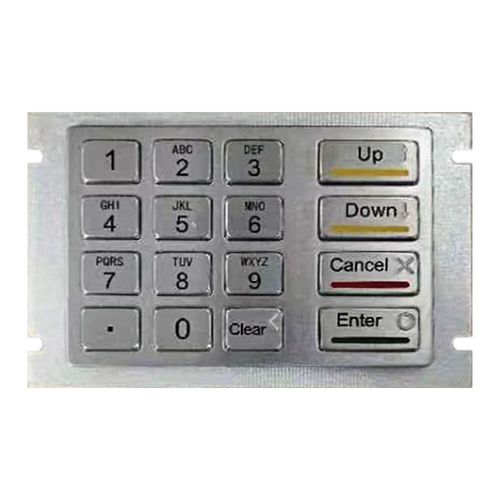 16键数字键盘 - KY2145A - Shenzhen KEYU Co., Ltd  - 面板式 / 不锈钢 / 磨砂不锈钢