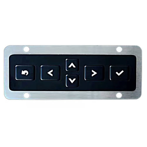 控制数字键盘 - KY3096-BL - Shenzhen KEYU Co., Ltd  - 6键式 / 面板式 / 不锈钢