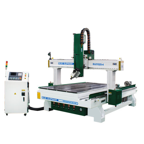 CNC数控镂床 - ELECNC-1325-4 - Jinan Blue Elephant CNC Machinery Co.,Ltd - 4轴 / 机轴式 / 用于石材