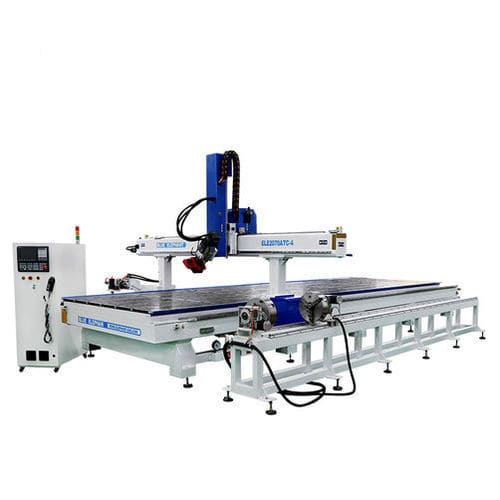 CNC数控镂床 - ELECNC-2070ATC-4 - Jinan Blue Elephant CNC Machinery Co.,Ltd - 4轴 / 单主轴 / 木材
