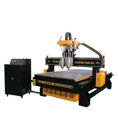 CNC数控镂床 - ELECNC-1325-2s - Jinan Blue Elephant CNC Machinery Co.,Ltd - 3轴 / 机轴式 / 木材