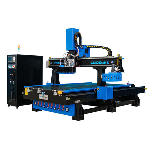 CNC数控镂床 - ELECNC-1530ATC - Jinan Blue Elephant CNC Machinery Co.,Ltd - 3轴 / 单主轴 / 用于木材
