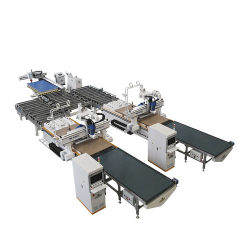 板材生产线 - ELECNC - Jinan Blue Elephant CNC Machinery Co.,Ltd - 用于木材 / 自动 / 连续式