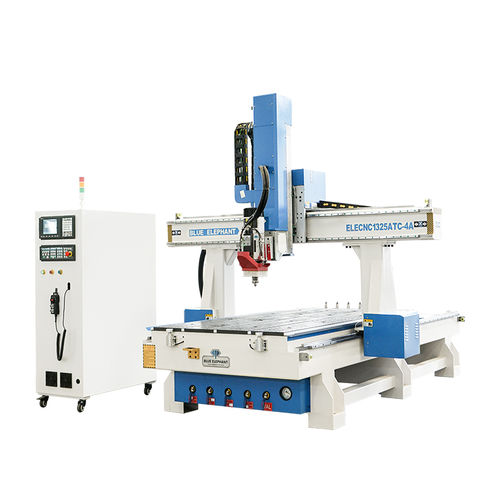 自动镂床 - ELECNC1325ATC-4A - Jinan Blue Elephant CNC Machinery Co.,Ltd - 4轴 / 单主轴 / 用于木材