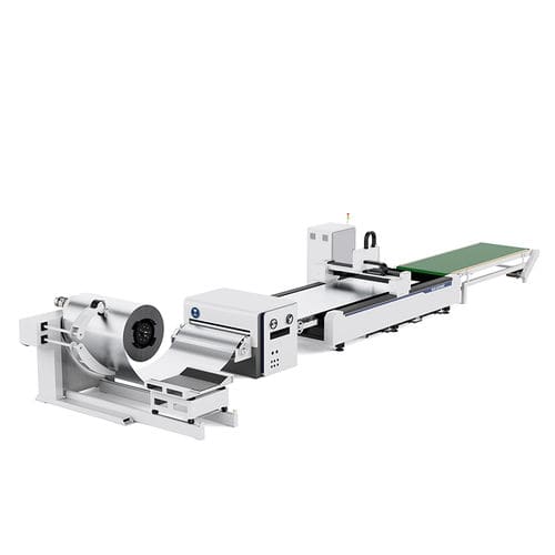 卷材送料切割机 - ELECNC-1530FC - Jinan Blue Elephant CNC Machinery Co.,Ltd - 光纤激光 / 用于金属 / 金属薄板