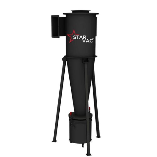 粒子分离器 - VRC150 - Starvac - 旋风式 / 再生资源产业 / 立式