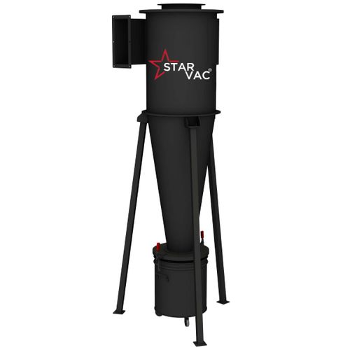粒子分离器 - VRC300 - Starvac - 旋风式 / 再生资源产业 / 立式