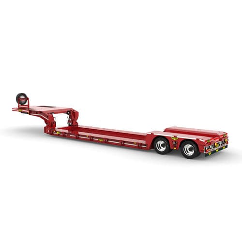 鹅颈式半挂车 - Broshuis BV - 气动悬挂 / 低车架 / 用于粉末状产品
