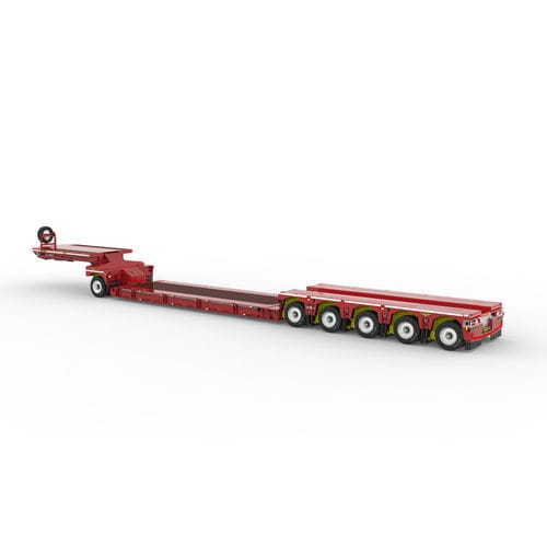 低车架拖车 - Broshuis BV - 用于工业材料 / 6车轴 / 牵引式
