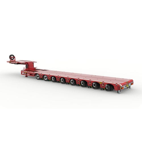 鹅颈式半挂车 - Broshuis BV - 8车轴 / 牵引式 / 重型