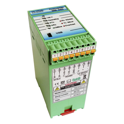 M-Bus变换器 - JSC Viltrus - MODBUS / ModBUS RTU / DIN导轨