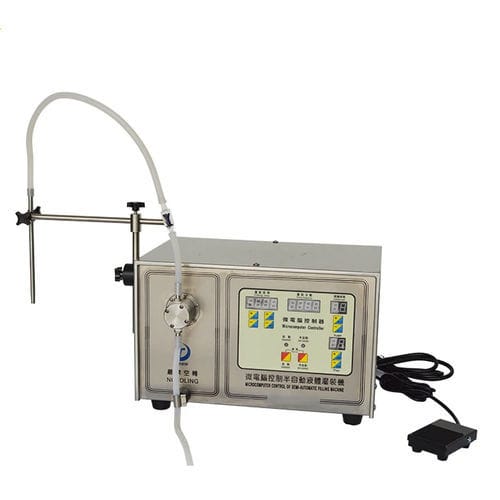 电磁灌装机 - SF-II series - Shandong Dongtai Machinery Manufacturing Co., Ltd. - 半自动 / 玻璃瓶 / 塑料瓶