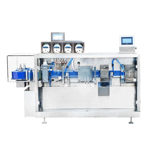 热成型灌装封口机 / 塑料板材 - DTFS-4 - Shandong Dongtai Machinery Manufacturing Co., Ltd. - 医疗包装 / 自动 / 紧凑型