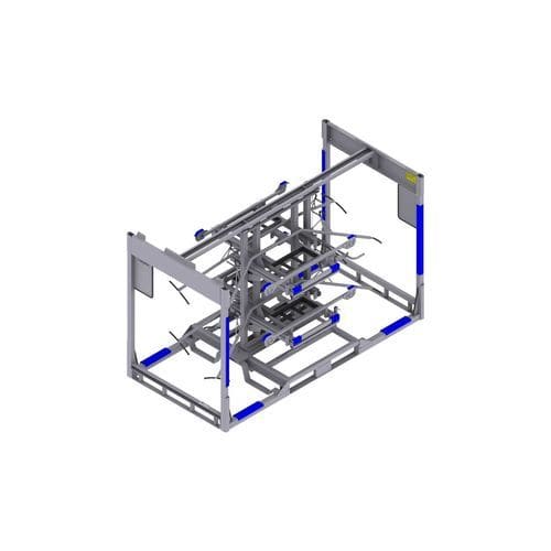 搬运堆码机 - PIBRA - Industrial Solutions - 定位 / 片材 / 用于集装箱