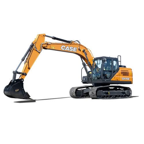 中型挖掘机 - CX170E - Case - 履带式 / 柴油 / 用于建筑工地