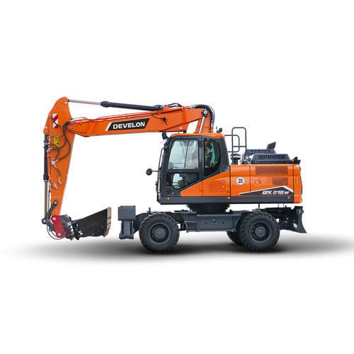 重型挖掘机 - DX210W-7 - DAEWOO Construction Equipment Division - 带轮 / 柴油