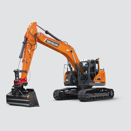 中型挖掘机 - DX235LCR-7 - DAEWOO Construction Equipment Division - 履带式 / 柴油 / 用于建筑工地