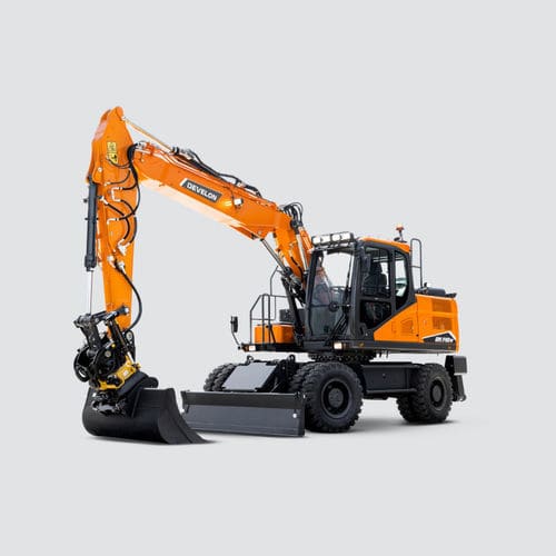 小型挖掘机 - DX140W-7 - DAEWOO Construction Equipment Division - 带轮 / 柴油