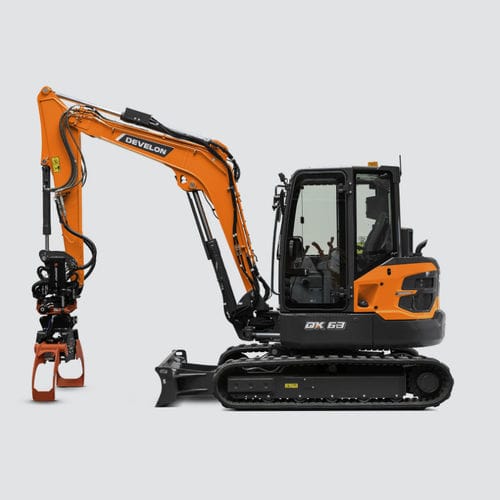 小型挖掘机 - DX63-7 - DAEWOO Construction Equipment Division - 履带式 / Tier 3 / 用于建筑工地