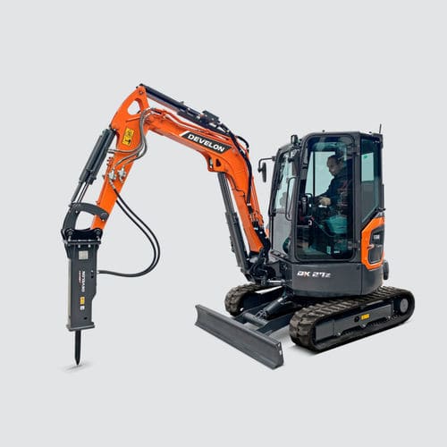小型挖掘机 - DX27Z-7 - DAEWOO Construction Equipment Division - 履带式 / 柴油