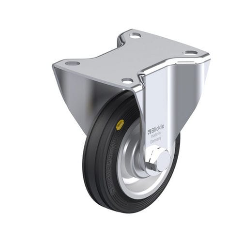 固定式脚轮 - BK-RD series - Blickle Räder+Rollen GmbH u. Co. KG - 平台车 / 低噪 / 钢