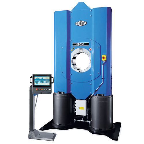 电缆扣压机 - HM 660 PFC - Uniflex-Hydraulik GmbH - 用于合成材料绝缘体 / 自动 / 电动液压