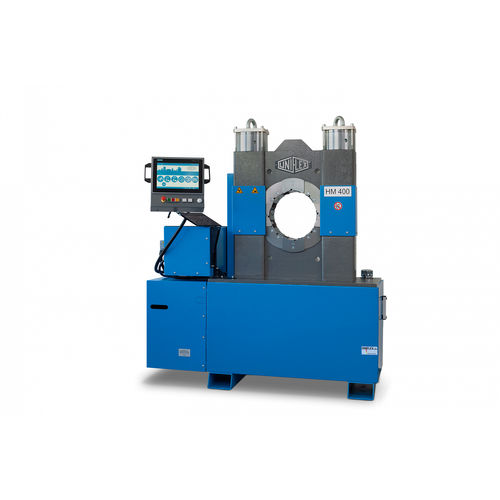 软管扣压机 - HM 400 - Uniflex-Hydraulik GmbH - 自动 / 电动液压 / 紧凑型