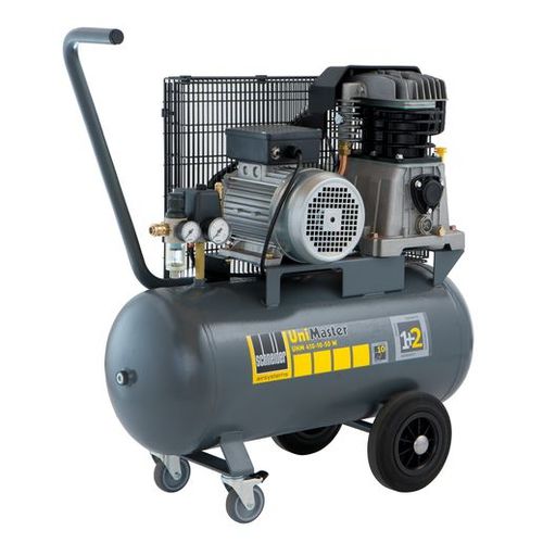 活塞压缩机 - UNM 410-10-50 W - Schneider Druckluft GmbH - 空气 / AC 电流 / 带脚轮