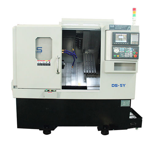 CNC数控车削铣削中心 - DS-5Y - Guangdong Foshan Shunde Guoqiang Daosheng Industrial CO. LTD - 卧式 / 双轴 / 用于铝