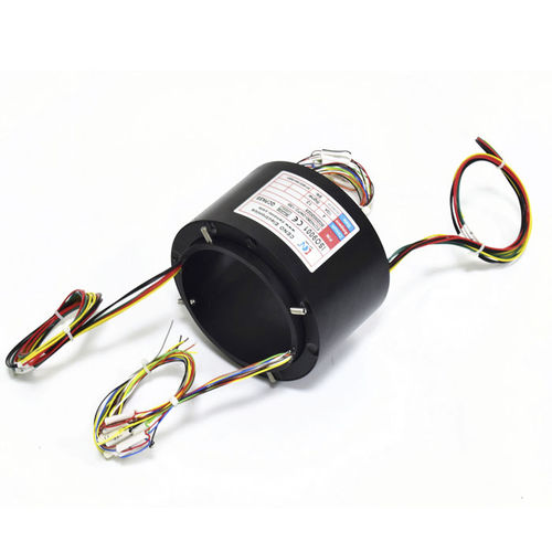 电动滑环 - ECN080-04P2-13S - CENO Electronics technology Co., Ltd - 通孔 / 金属 / IP54