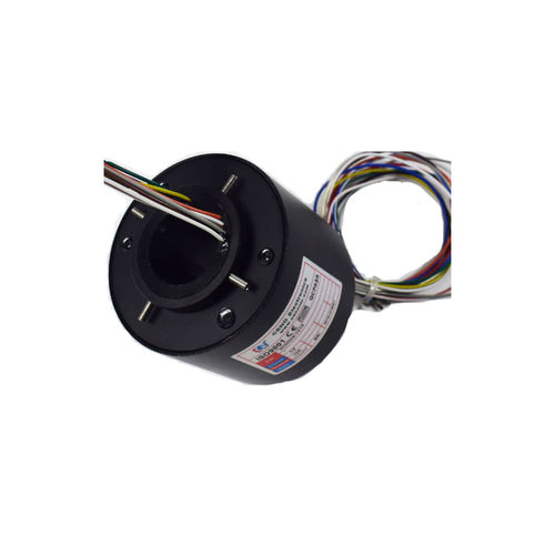 电动滑环 - ECN080-06P3 - CENO Electronics technology Co., Ltd - 通孔 / 工业 / 金属