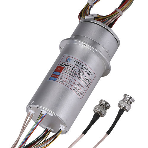 电动滑环 - ECN000-02P1-02P2-02P-30S-HD - CENO Electronics technology Co., Ltd - HD-SDI / HDMI / 实心轴