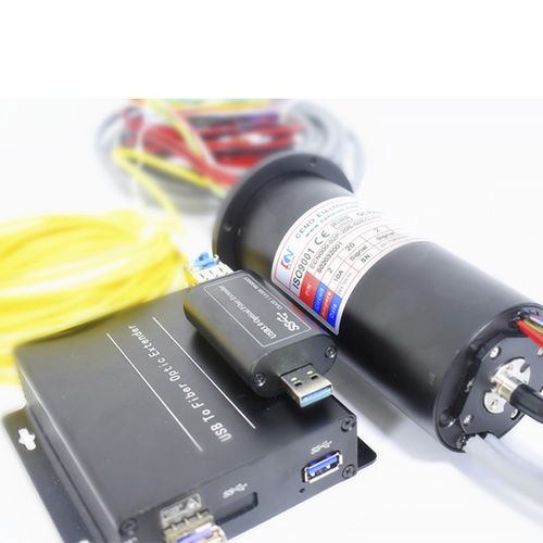 电动滑环 - ECN000-02P-20S-02EG-01F - CENO Electronics technology Co., Ltd - 光纤 / 千兆以太网 / 工业
