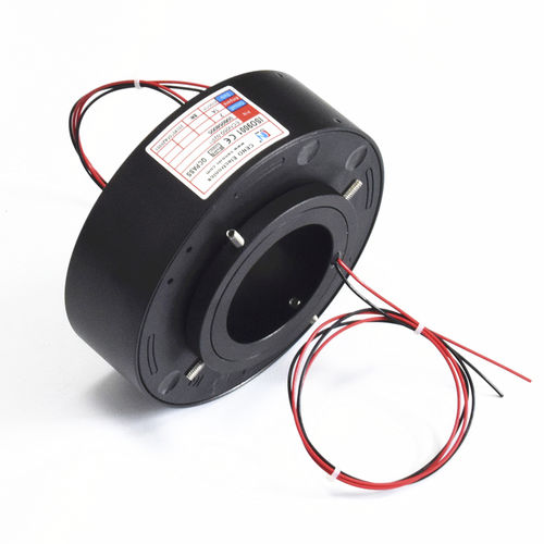 电动滑环 - ECN050-02P1 - CENO Electronics technology Co., Ltd - 中空轴 / 金属 / 380V AC/DC