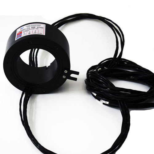 通孔滑环 - ECN080-02P2-03P1-09S - CENO Electronics technology Co., Ltd - 工业 / 铝合金 / 模块化