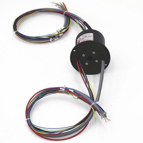 以太网滑环 - ECN000-02P3-07S-01EM - CENO Electronics technology Co., Ltd - 实心轴 / 工业 / 铝合金