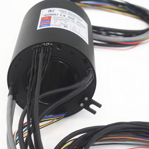 千兆以太网滑环 - ECN070-26P-19S-02EG - CENO Electronics technology Co., Ltd - 通孔 / 工业 / 视频传输