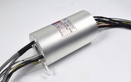 千兆以太网滑环 - ECN025-10P2-04S-02EG - CENO Electronics technology Co., Ltd - 贯穿轴 / 工业 / 铝合金
