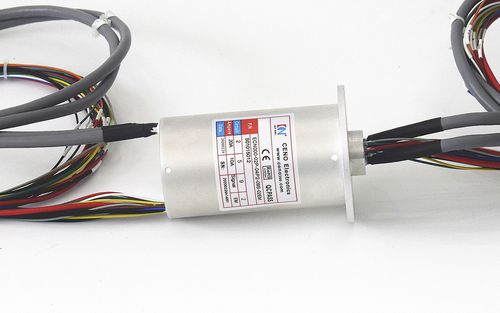以太网滑环 - ECN000-02P-04P2-09S-02EM - CENO Electronics technology Co., Ltd - 实心轴 / 工业 / 铝合金
