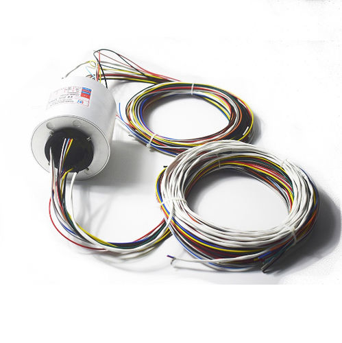 电动滑环 - ECN038-15P2-02S - CENO Electronics technology Co., Ltd - 通孔 / 工业 / IP54