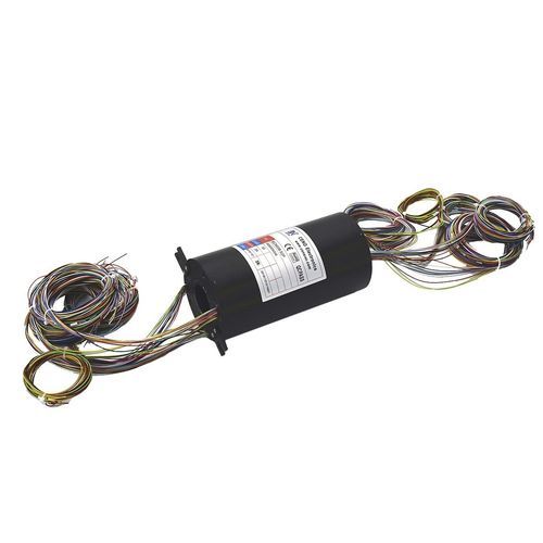 电动滑环 - ECN038-52P - CENO Electronics technology Co., Ltd - 混合动力 / 通孔 / 工业