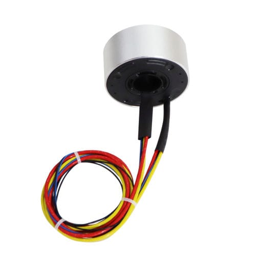 中空轴导电环 - DHK025-4-018 - JiuJiang Ingiant Technology Co.,Ltd - 用于缠绕机 / 铝合金 / 4线式