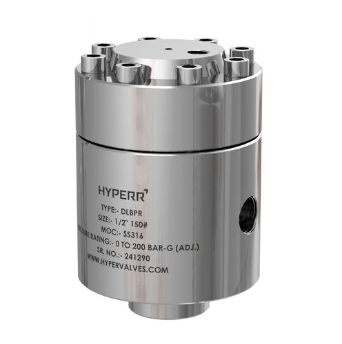 水背压调节器 - HV-DLBPR-02 - Hyper Valves - 用于热气体 / 活塞 / 穹顶型