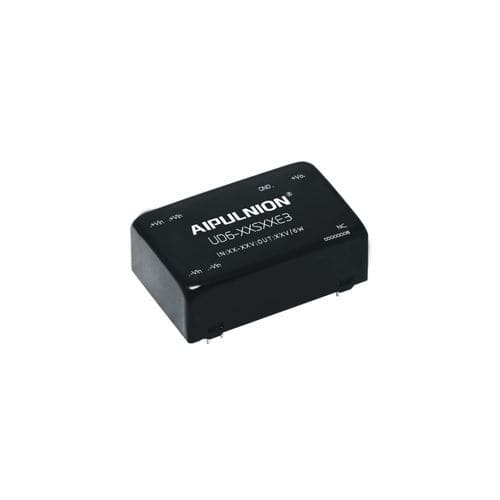 DC/DC变流器 / 输入电压范围4:1 - UD6-XXSXXE3 - Guangzhou Aipu Electron Technology Co.,Ltd - 小功率 / DIP / 工业